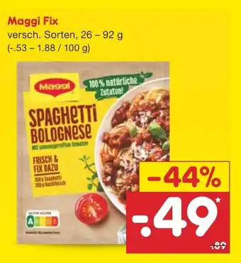 Netto Marken-Discount Maggi Fix 26-92g Angebot