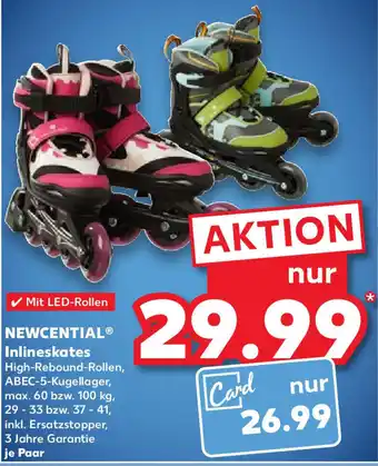 Kaufland Newcential Inlineskates Angebot