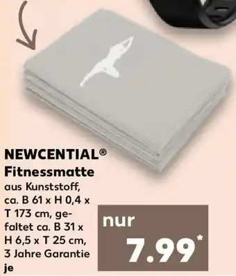 Kaufland Newcential Fitnessmatte Angebot