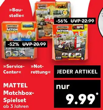 Kaufland Mattel Matchbox Spielset Angebot