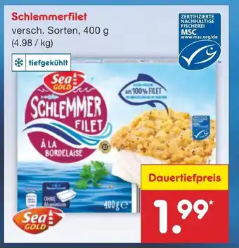 Netto Marken-Discount Schlemmerfilet 400g Angebot