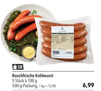 CITTI Markt Rauchfrische Kohlwurst 500 g Angebot