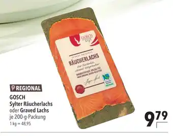 CITTI Markt Gosch Sylter Raucherlachs o. Graved Lachs 200g Angebot