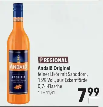 CITTI Markt Andalo Original Sanddorn-Likor 700ml Angebot