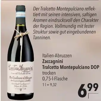 CITTI Markt Zaccagnini Tralcetto Montepulciano DOP 750ml Angebot