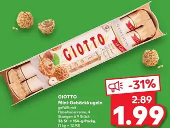 Kaufland Giotto Mini Gebäckkugeln 154 g Packg. Angebot