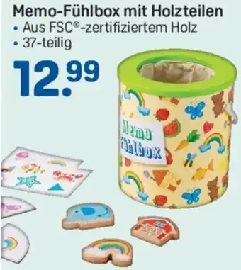 Rossmann Memo Fühlbox mit Holzteilen 37-teilig Angebot