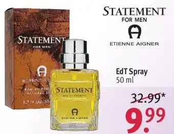 Rossmann Statement for Men Etienne Aigner EdT Spray 50 ml Angebot