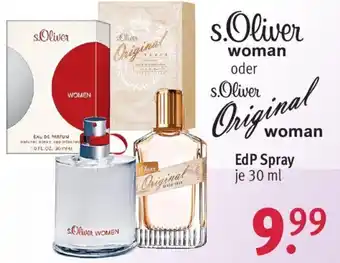 Rossmann s.Oliver woman oder Original Woman EdP Spray 30 ml Angebot