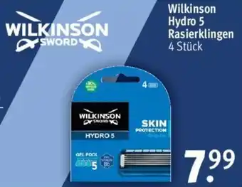 Rossmann Wilkinson Hydro 5 Rasierklingen 4 Stück Angebot