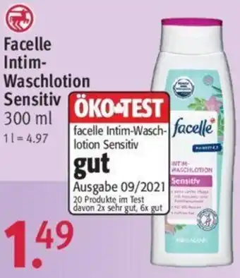 Rossmann Facelle Intim Waschlotion Sensitiv 300 ml Angebot