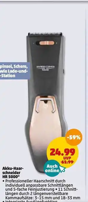 PENNY Akku-Haarschneider HR 5000 Angebot