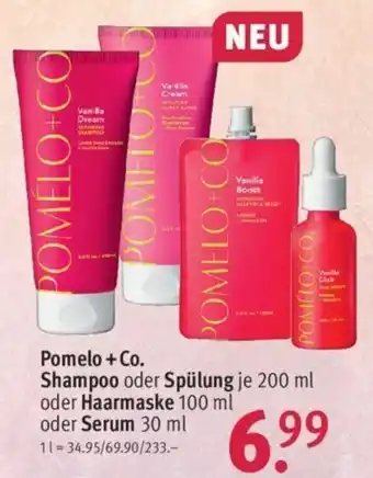 Rossmann Pomelo + Co. Shampoo oder Spülung 200 ml oder Haarmaske 100 ml oder Serum 30 ml Angebot