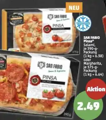 PENNY San Fabio Pinsa 390/375 g Packung Angebot