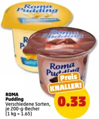 PENNY Roma Pudding 200 g Becher Angebot