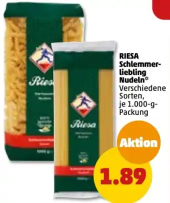 PENNY Riesa Schlemmerliebling Nudeln 1000 g Packung Angebot