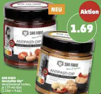 PENNY San Fabio Herzhafter Dip 175 ml Glas Angebot