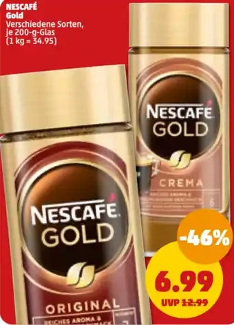 PENNY Nescafé Gold 200 g Glas Angebot