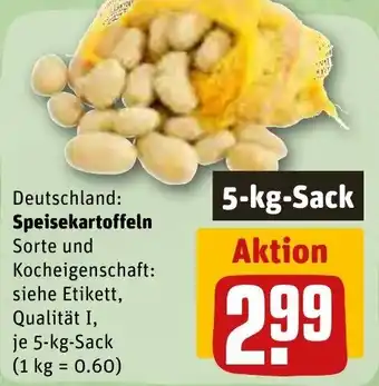 REWE Speisekartoffeln 5 kg Sack Angebot