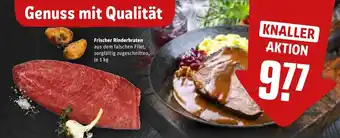 REWE Frischer Rinderbraten 1 kg Angebot