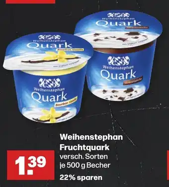 Handelshof Weihenstephan Fruchtquark 500g Angebot