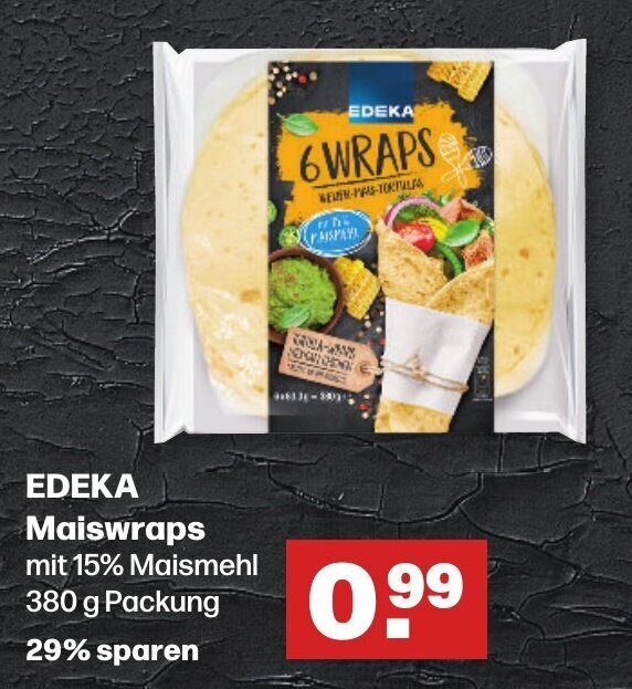 Edeka Maiswraps 380g Angebot bei Handelshof