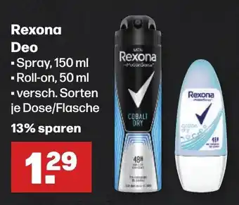 Handelshof Rexona Deo 50/150ml Angebot