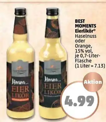 PENNY Best Moments Eierlikör 0,7L Angebot