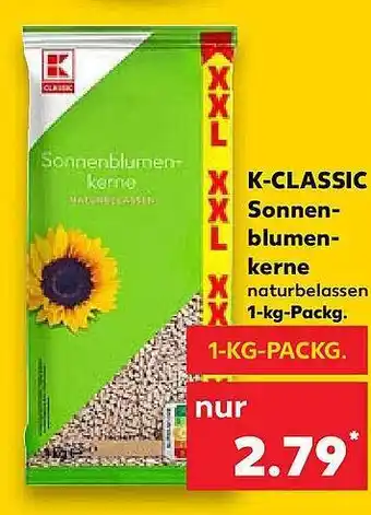 Kaufland K-classic sonnen blumen kerne Angebot