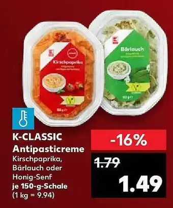 Kaufland K-classic antipasticreme Angebot