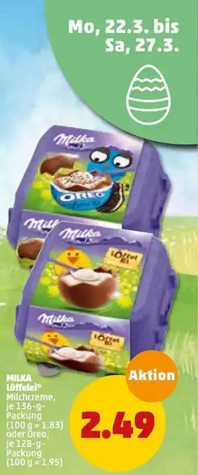 PENNY Milka Löffelei 136g Angebot