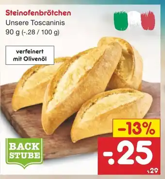 Netto Marken-Discount Steinofenbrötchen 90g Angebot