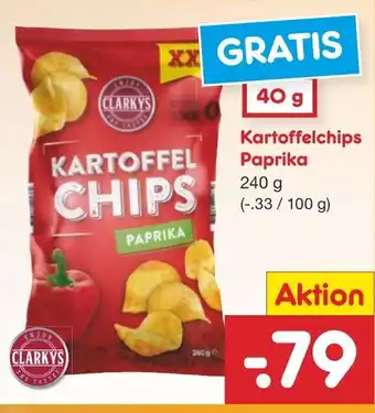 Netto Marken-Discount Kartoffelchips Paprika 240g Angebot