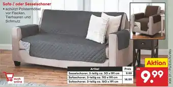 Netto Marken-Discount Sofa oder Sesselschoner Angebot