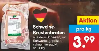 Netto Marken-Discount Schweine Krustenbraten 1kg Angebot