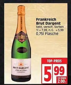 Edeka Frankreich brut dargent Angebot