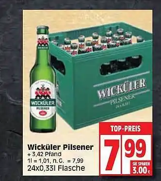 Edeka Wicküler pilsener Angebot