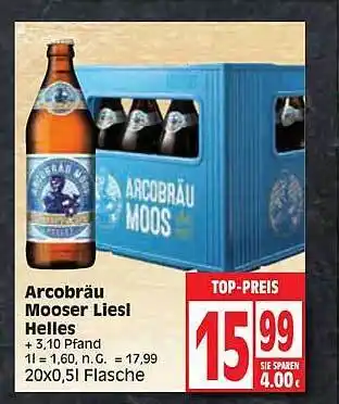 Edeka Arcobräu mooser liesl helles Angebot