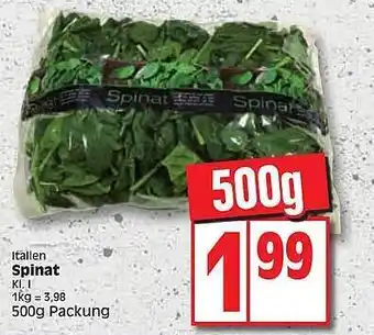 Edeka Italien spinat Angebot