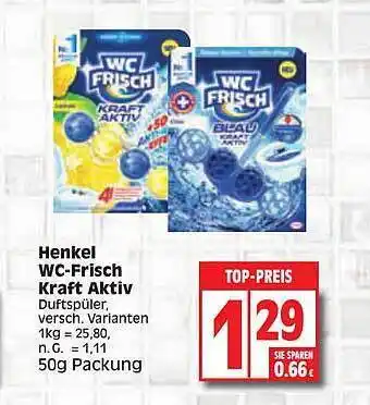 Edeka Henkel wc-frisch kraft aktiv Angebot