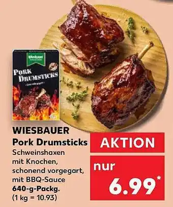 Kaufland Wiesbauer pork drumsticks Angebot