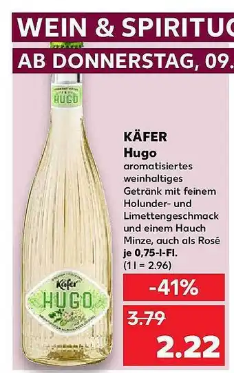 Kaufland Käfer hugo Angebot