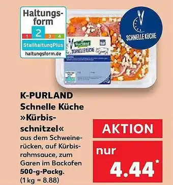 Kaufland K-purland schnelle küche kürbis schnitzel Angebot