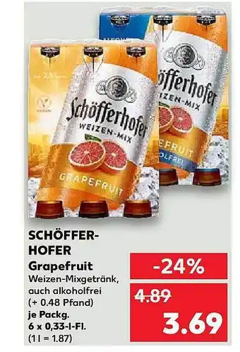 Kaufland Schöffer-hofer grapefruit Angebot