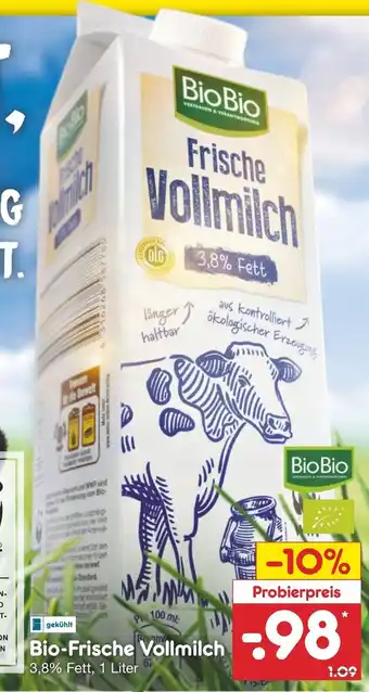 Netto Marken-Discount Bio Frische Vollmilch 1L Angebot