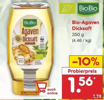 Netto Marken-Discount Bio Agaven Dicksaft 350g Angebot