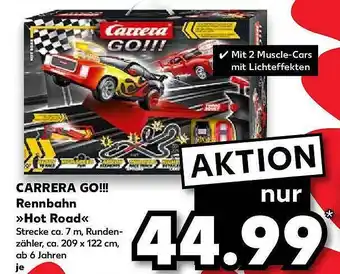 Kaufland Carrera go!!! rennbahn „hot road“ Angebot