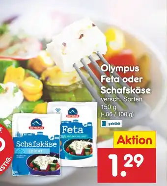 Netto Marken-Discount Olympus Feta oder Schafskäse 150g Angebot