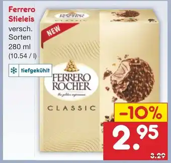 Netto Marken-Discount Ferrero Stieleis 280ml Angebot