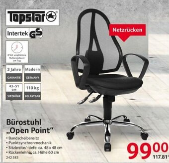 Selgros TopStar Burostuhl Open Point Angebot